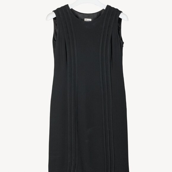 Moschino Cheap and Chic Black Tonal-Piping Sleeveless Dress - Picture 1 of 11
